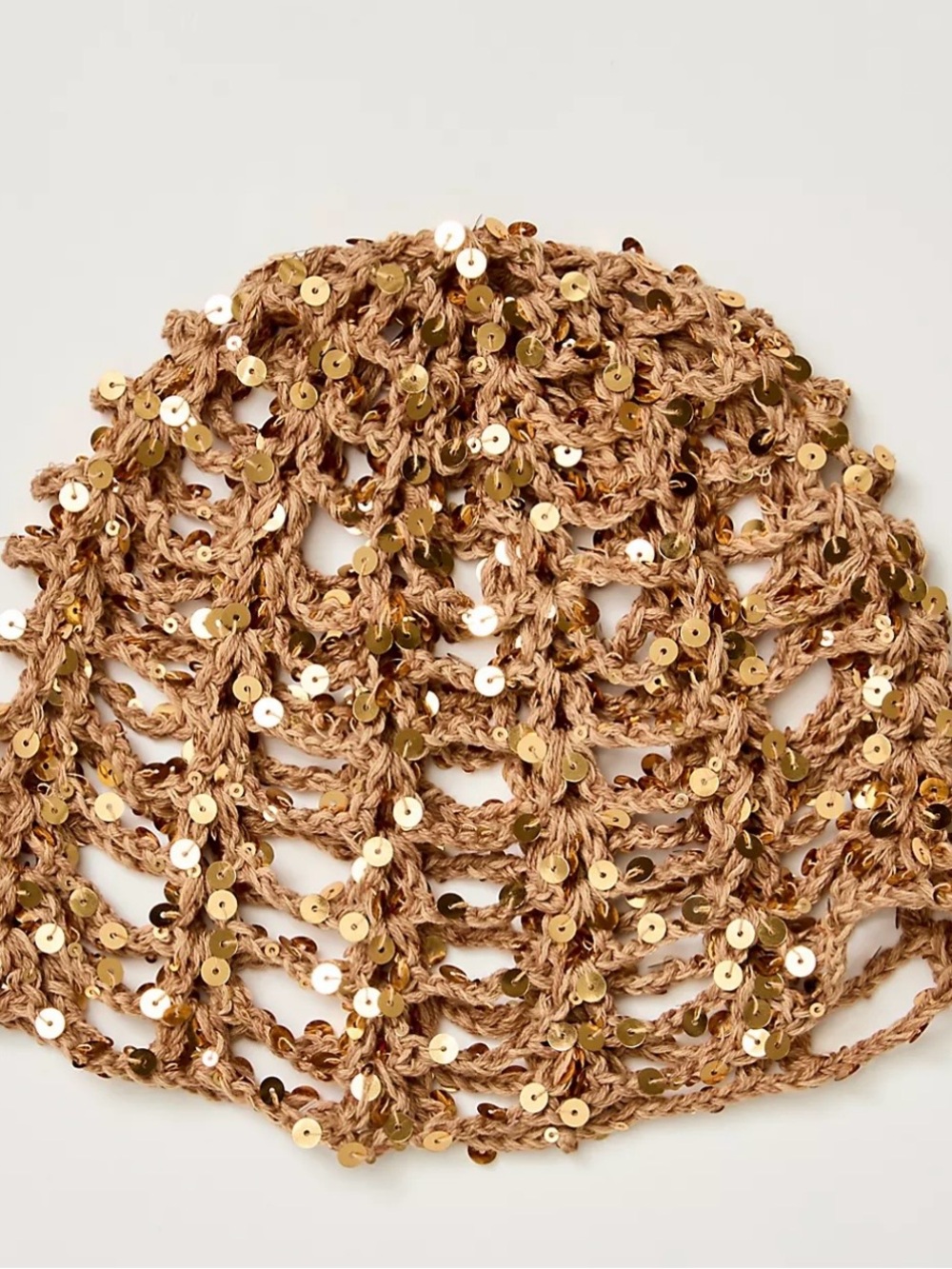 Free people Sequin Disco cap  - Gold